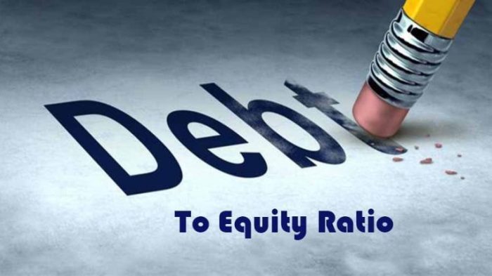 der DEBT TO EQUITY RATIO